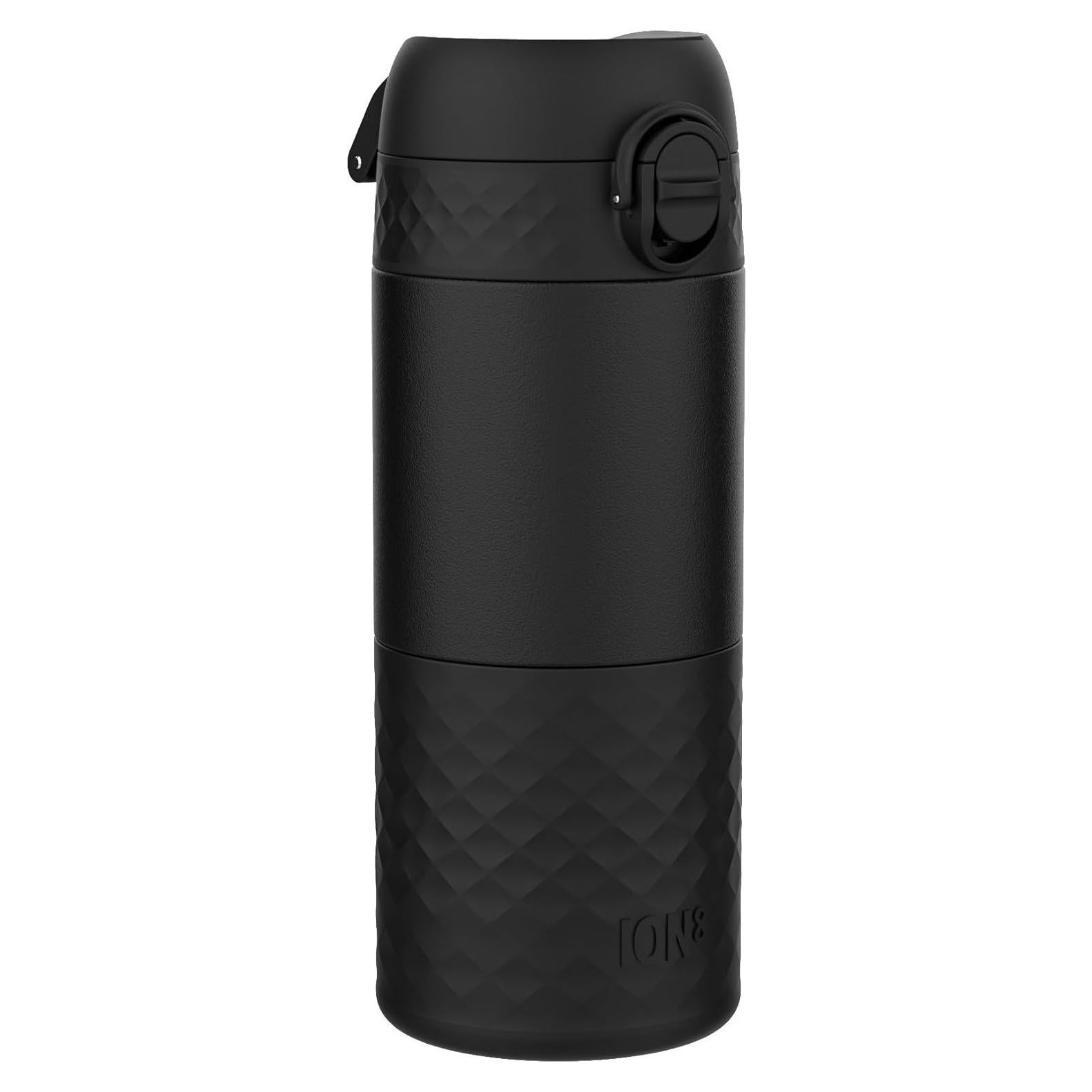Taza de Viaje Ion8 HotShot 360 ml Acero Inoxidable Negra