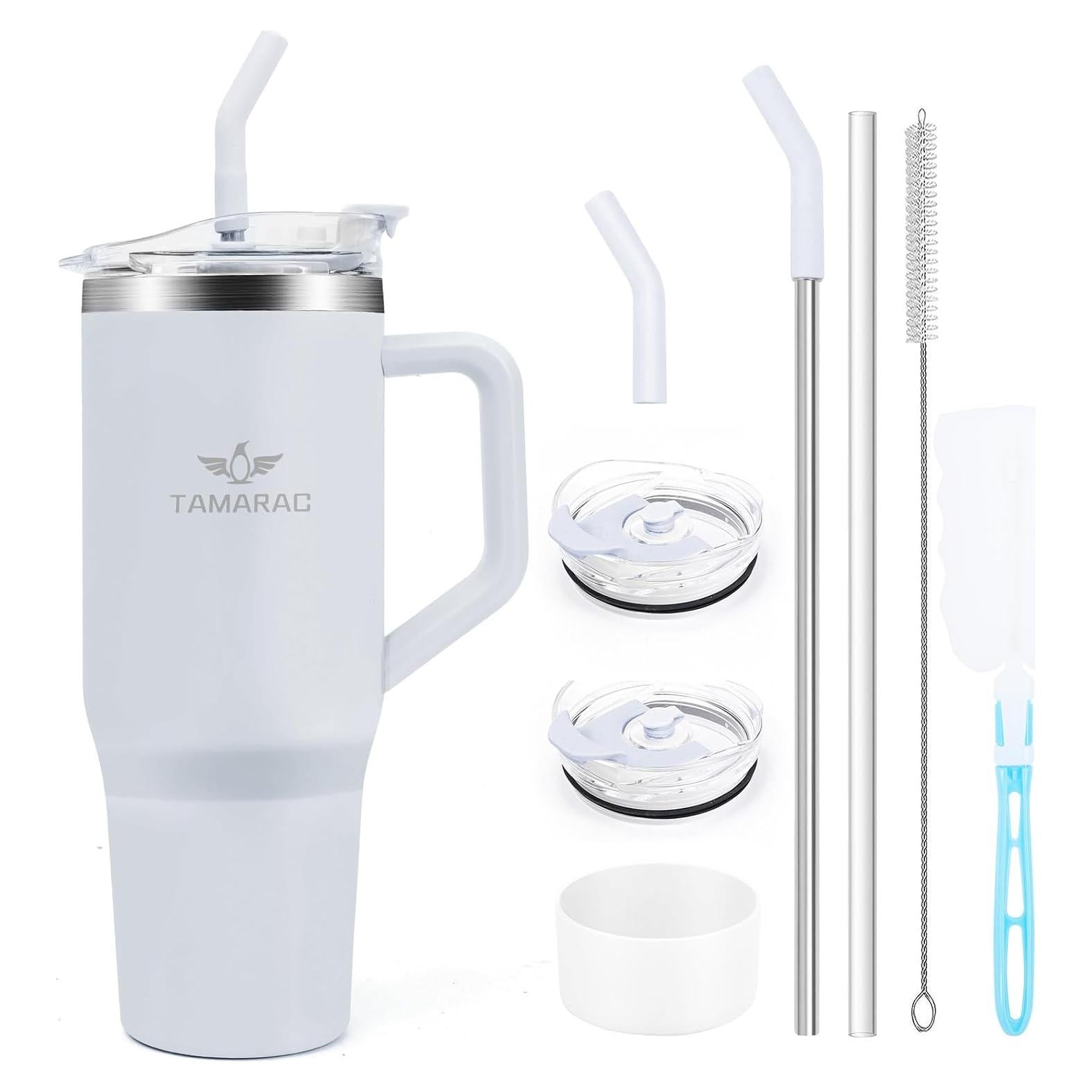 Taza aislada de 1.18 L Tamarac con asa y tapa a prueba de fugas