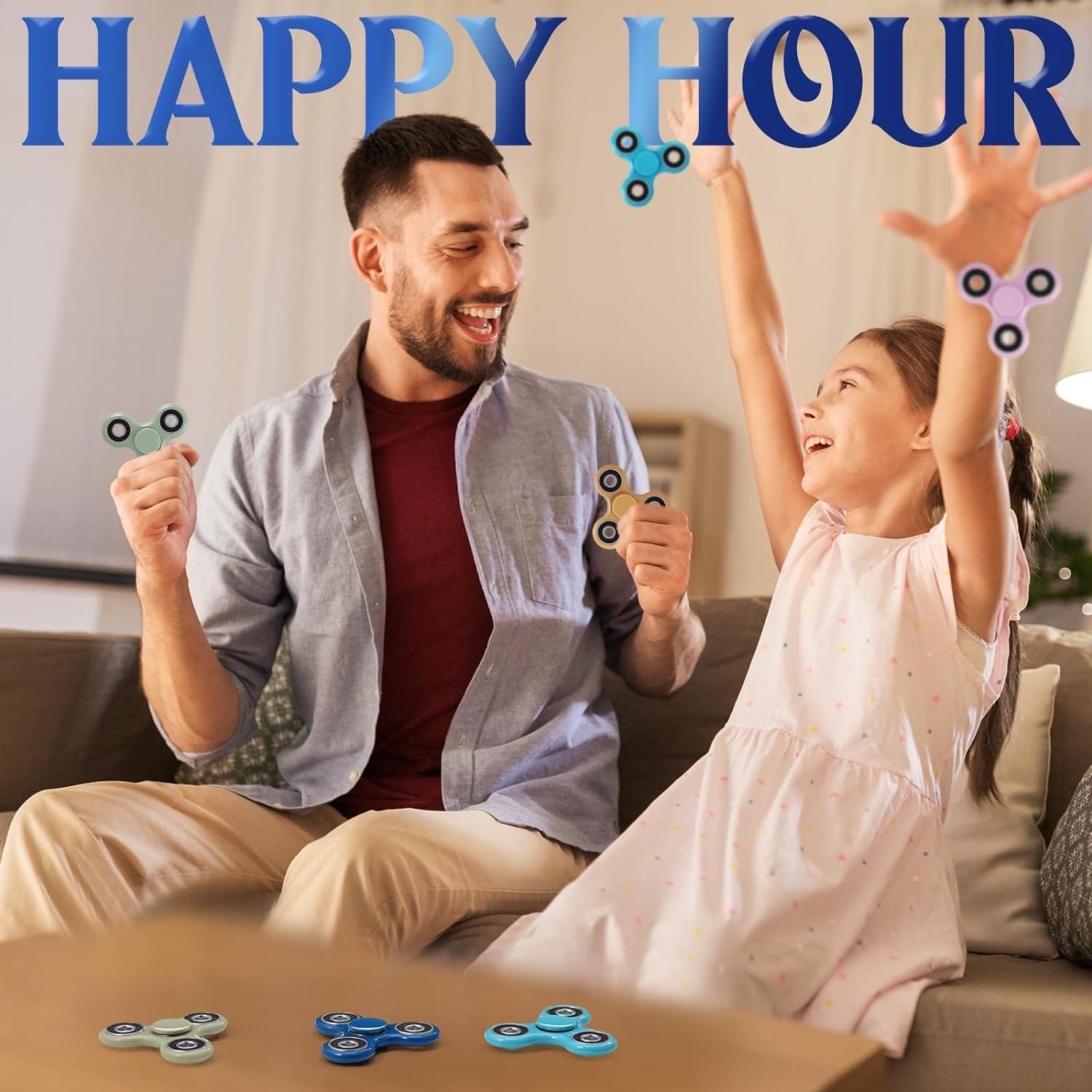 Spinner Antiestrés Silipull 6 Pcs Alivio Ansiedad 7.62 cm