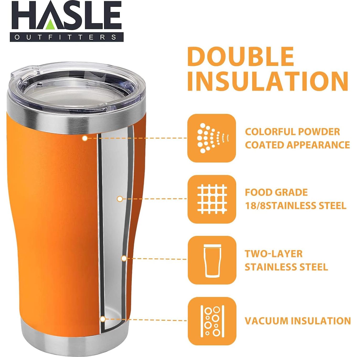 Vaso Aislado HASLE OUTFITTERS 20 oz Naranja Doble Pared