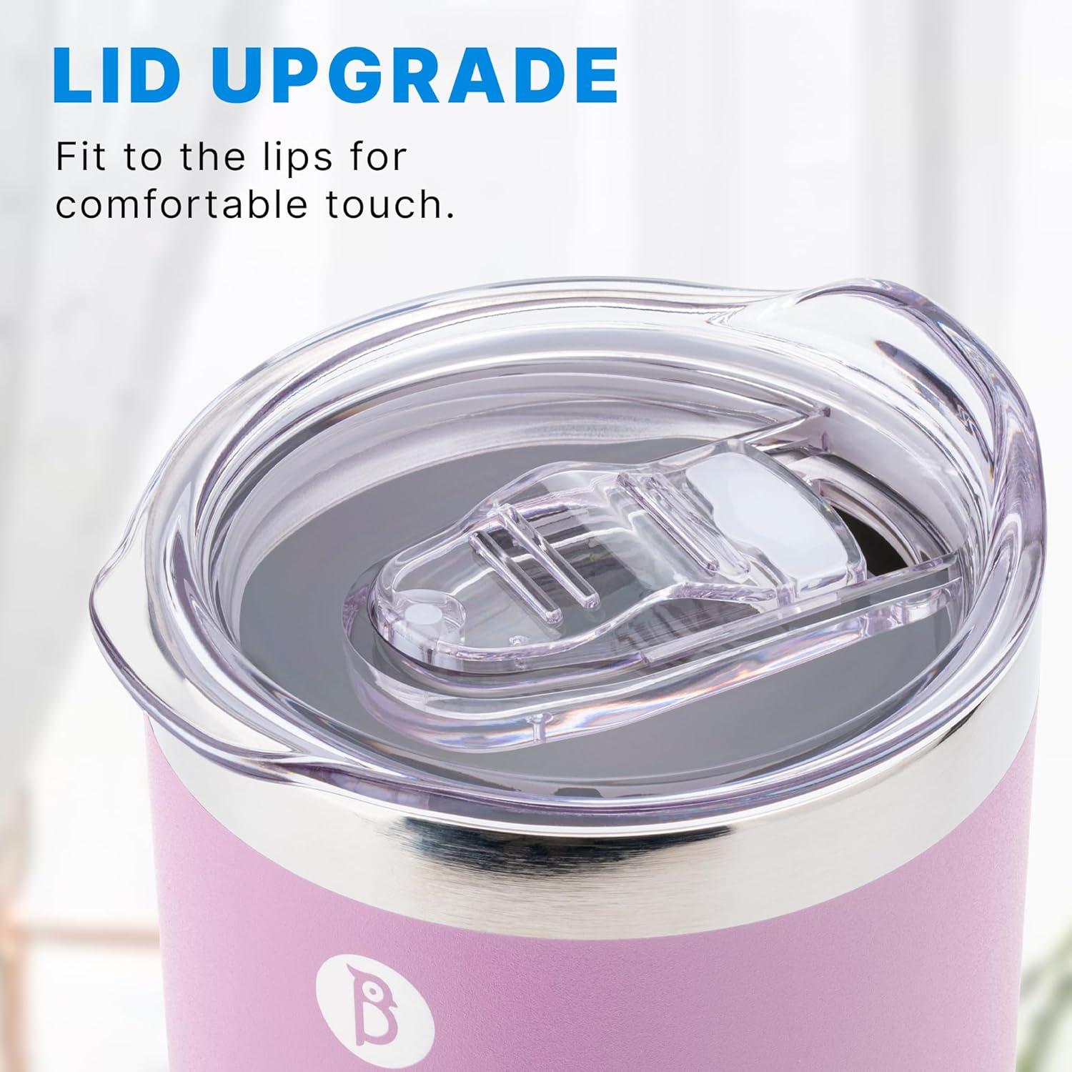 Taza de viaje 30 oz Bluwing Rosa Bebé a prueba de derrames