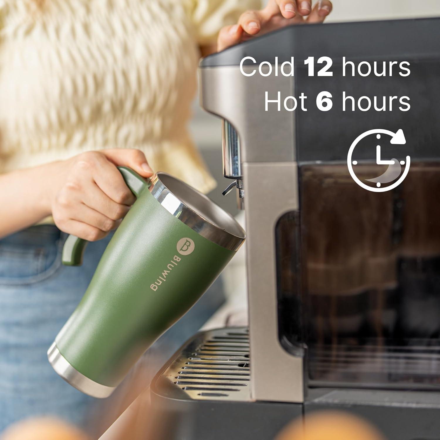 Taza de viaje 30 oz Bluwing Rosa Bebé a prueba de derrames