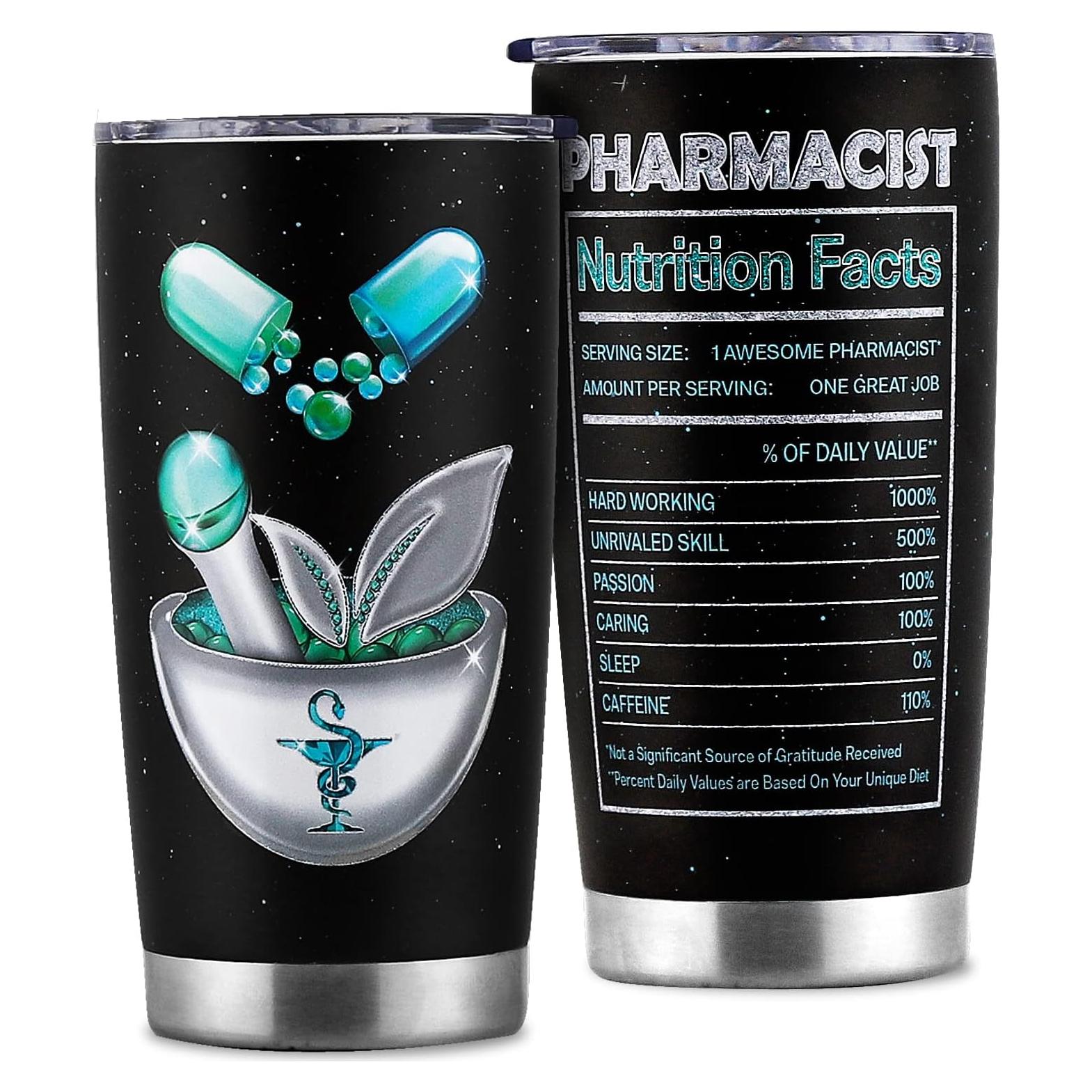 Taza de Viaje Aislada Kwsnatel 20 oz para Farmacéuticos