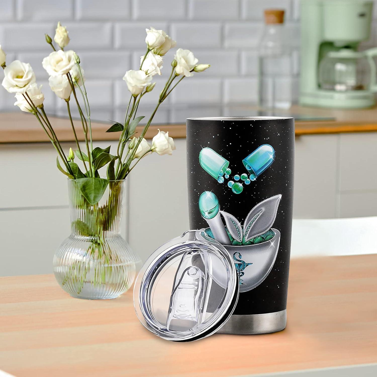 Taza de Viaje Aislada Kwsnatel 20 oz para Farmacéuticos