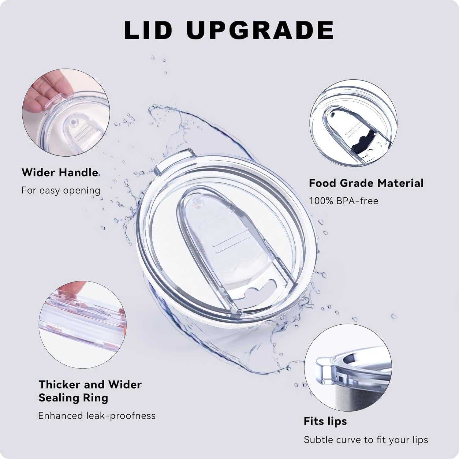 Taza de Café Aislada koodee 590 ml Acero Inoxidable Púrpura