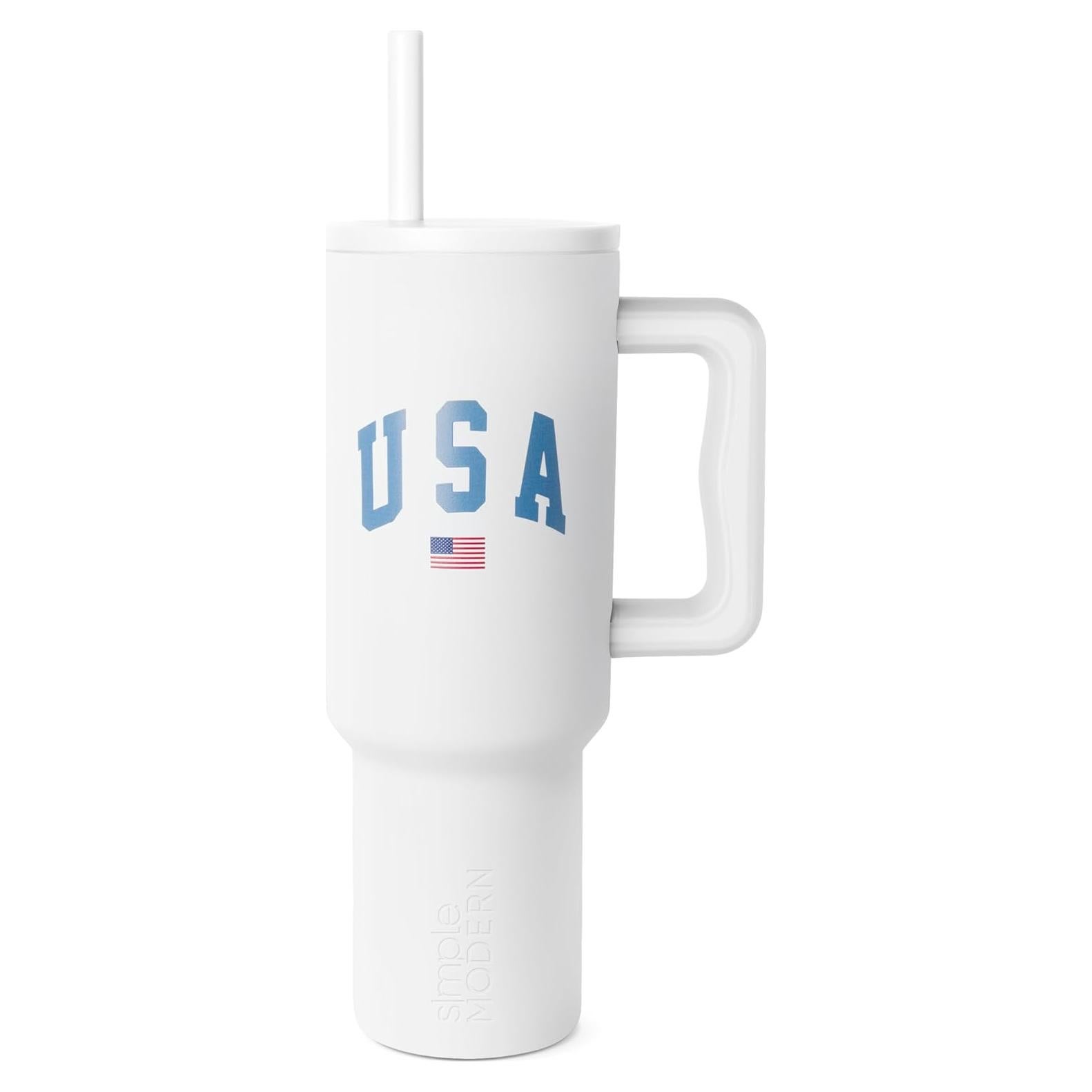 Taza Simple Modern Trek 40 oz Aislada Acero Inoxidable 4 de Julio