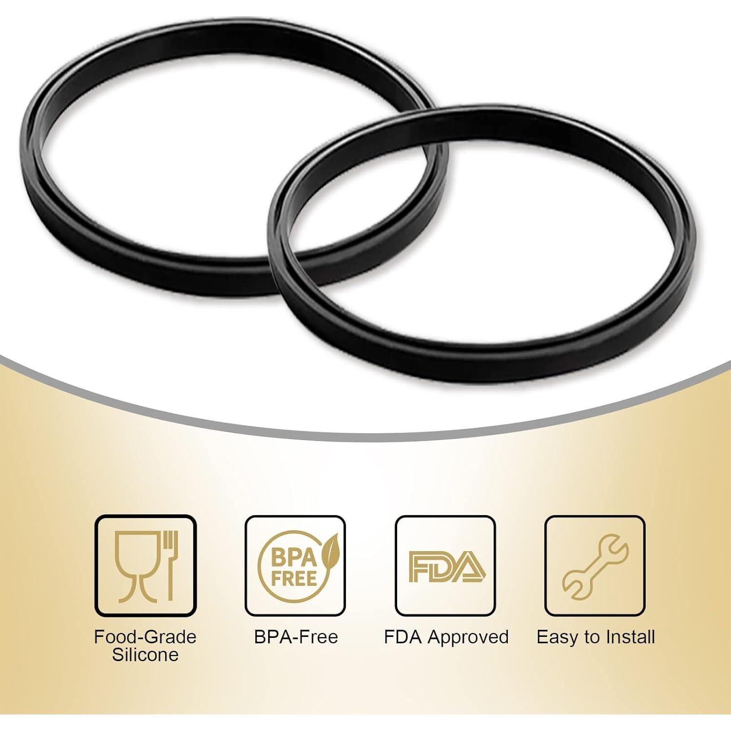 Juntas de Reemplazo BOSORIO para Vaso Contigo Snapseal 4 Unidades