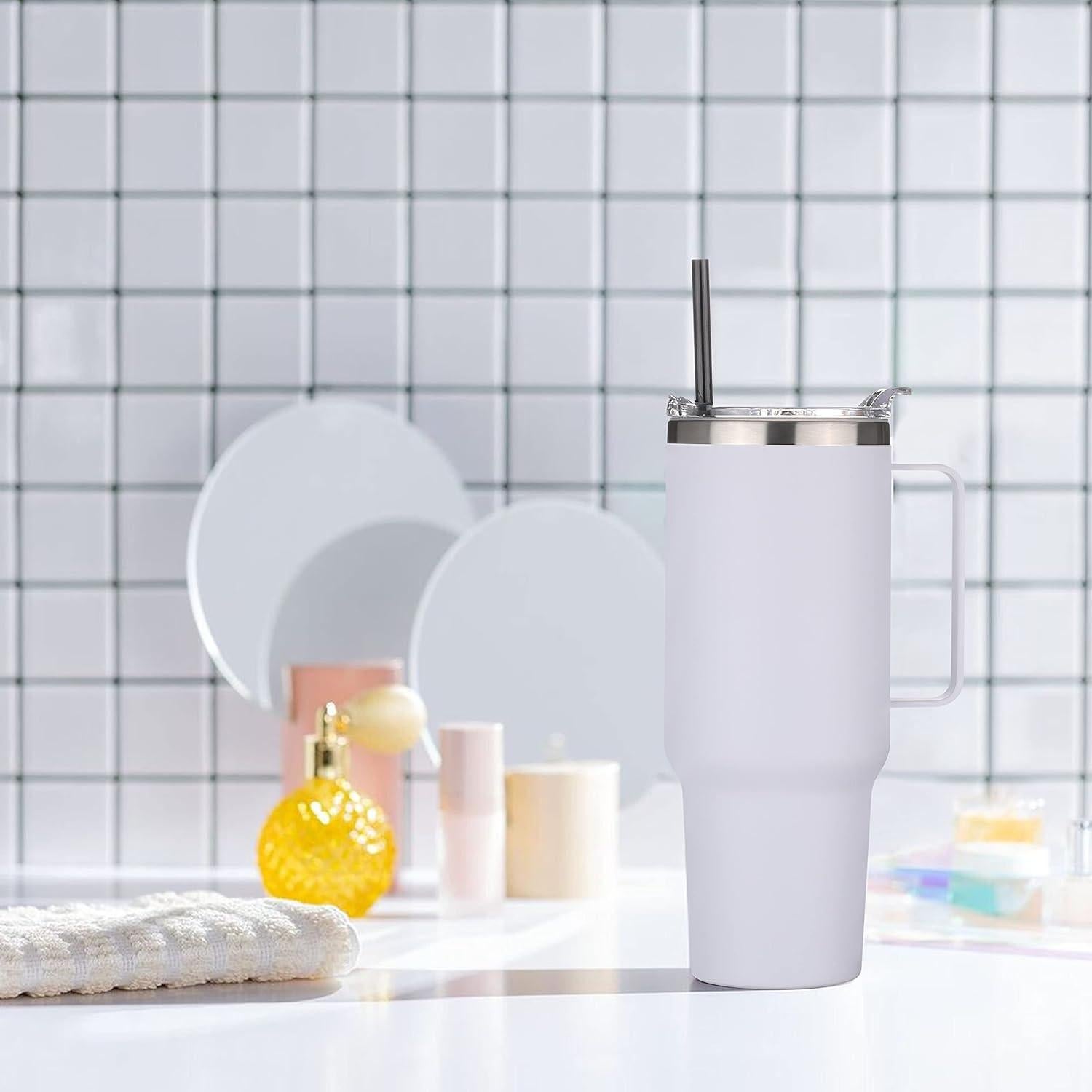 Vaso Aislado de Acero Inoxidable 40 oz HASLE OUTFITTERS Blanco