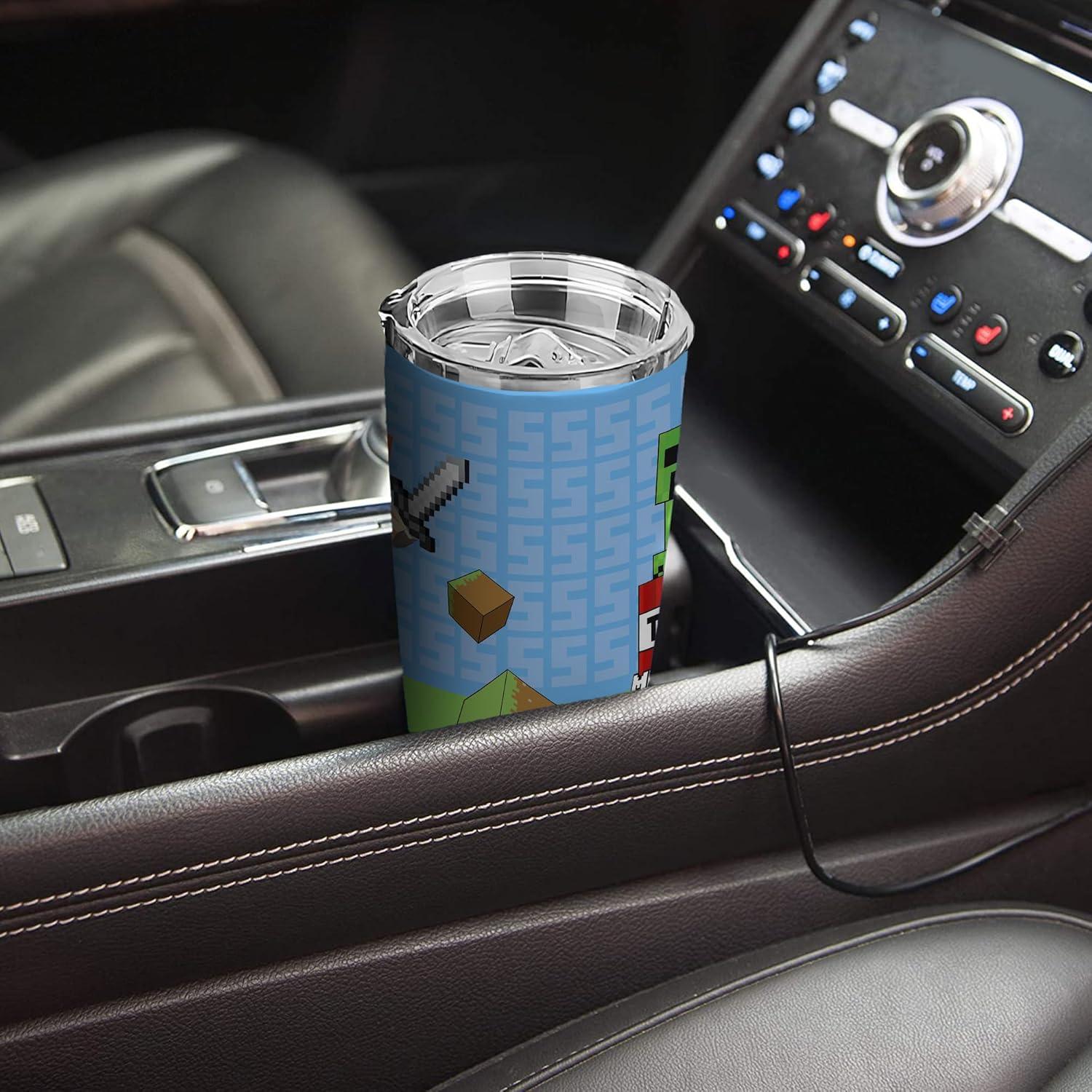 Vaso de Acero Inoxidable 20 Oz Stylonem Aislado con Popote