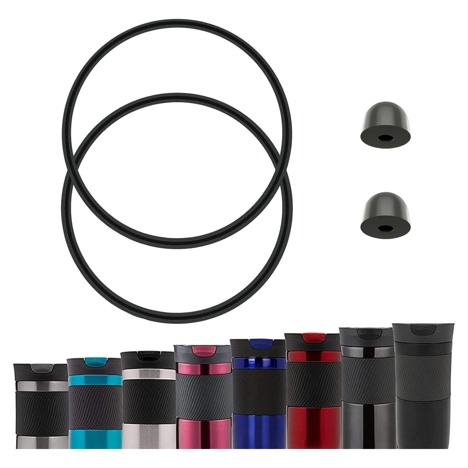 Juntas y Tapones de Reemplazo BOSORIO para Vaso Contigo 16oz y 20oz