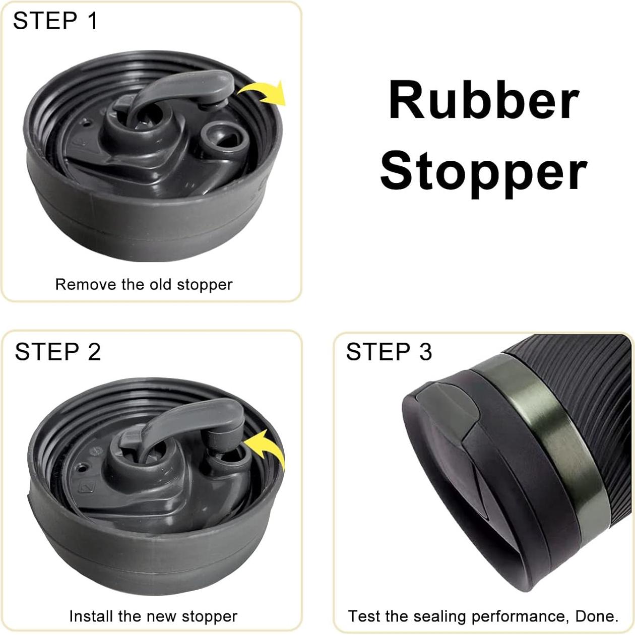 Juntas y Tapones de Reemplazo BOSORIO para Vaso Contigo 16oz y 20oz