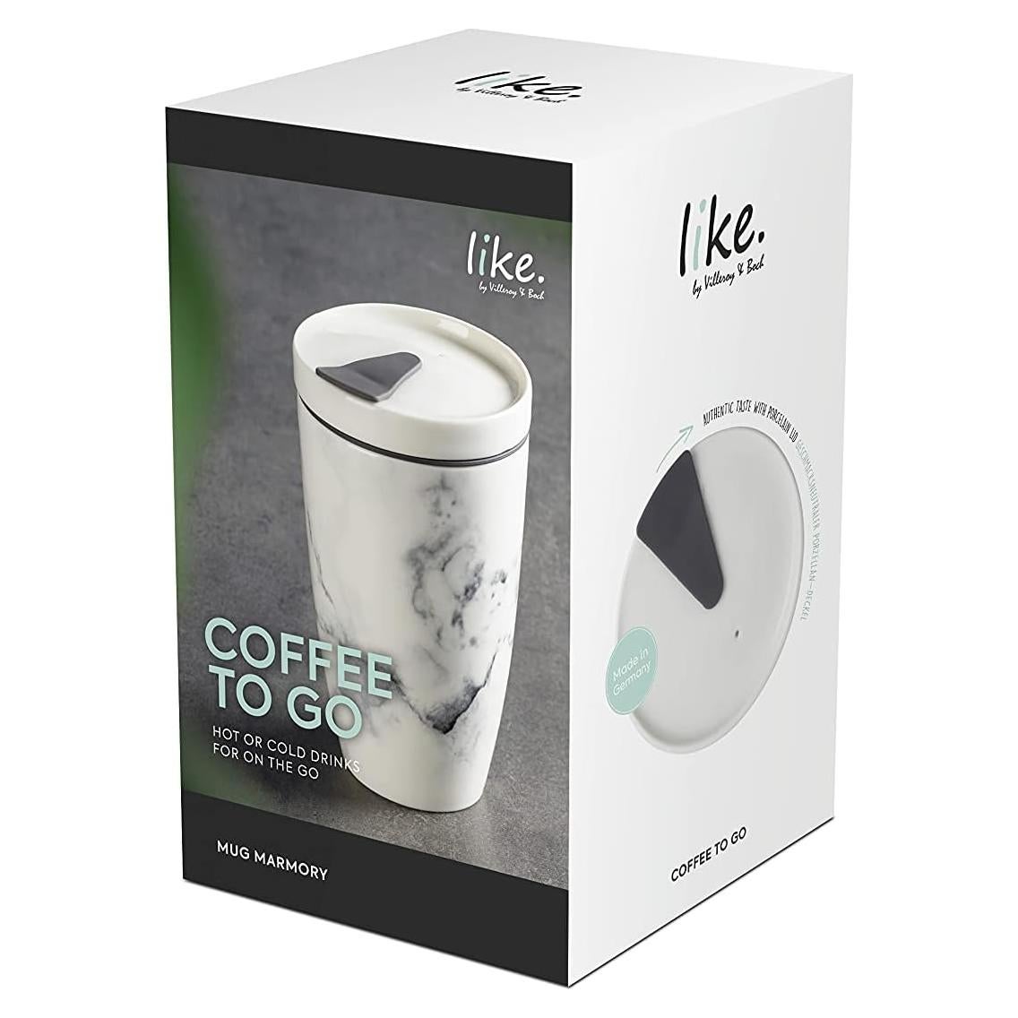 Taza de Porcelana Villeroy & Boch Marmory 333ml Moderna