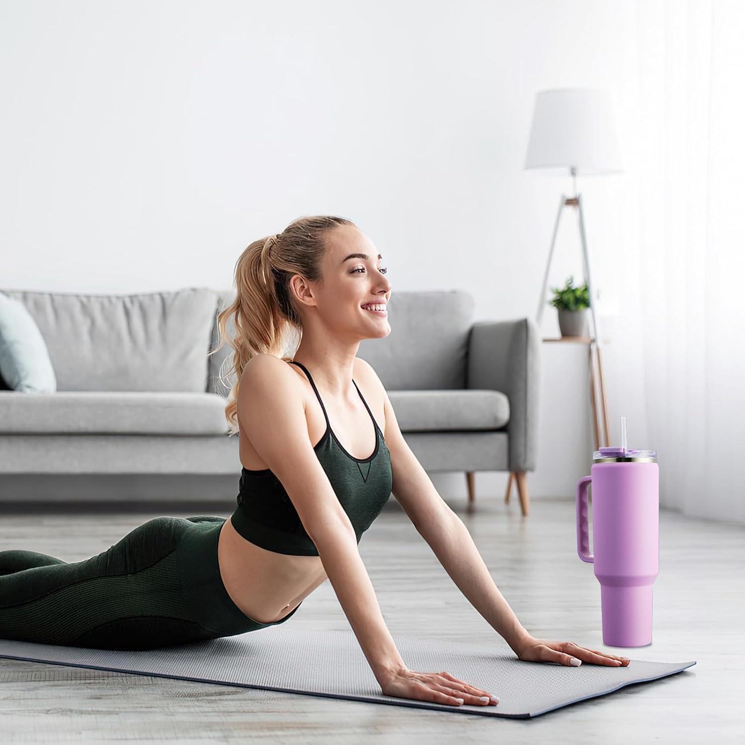 Taza de viaje COKTIK 50oz acero inoxidable a prueba de fugas