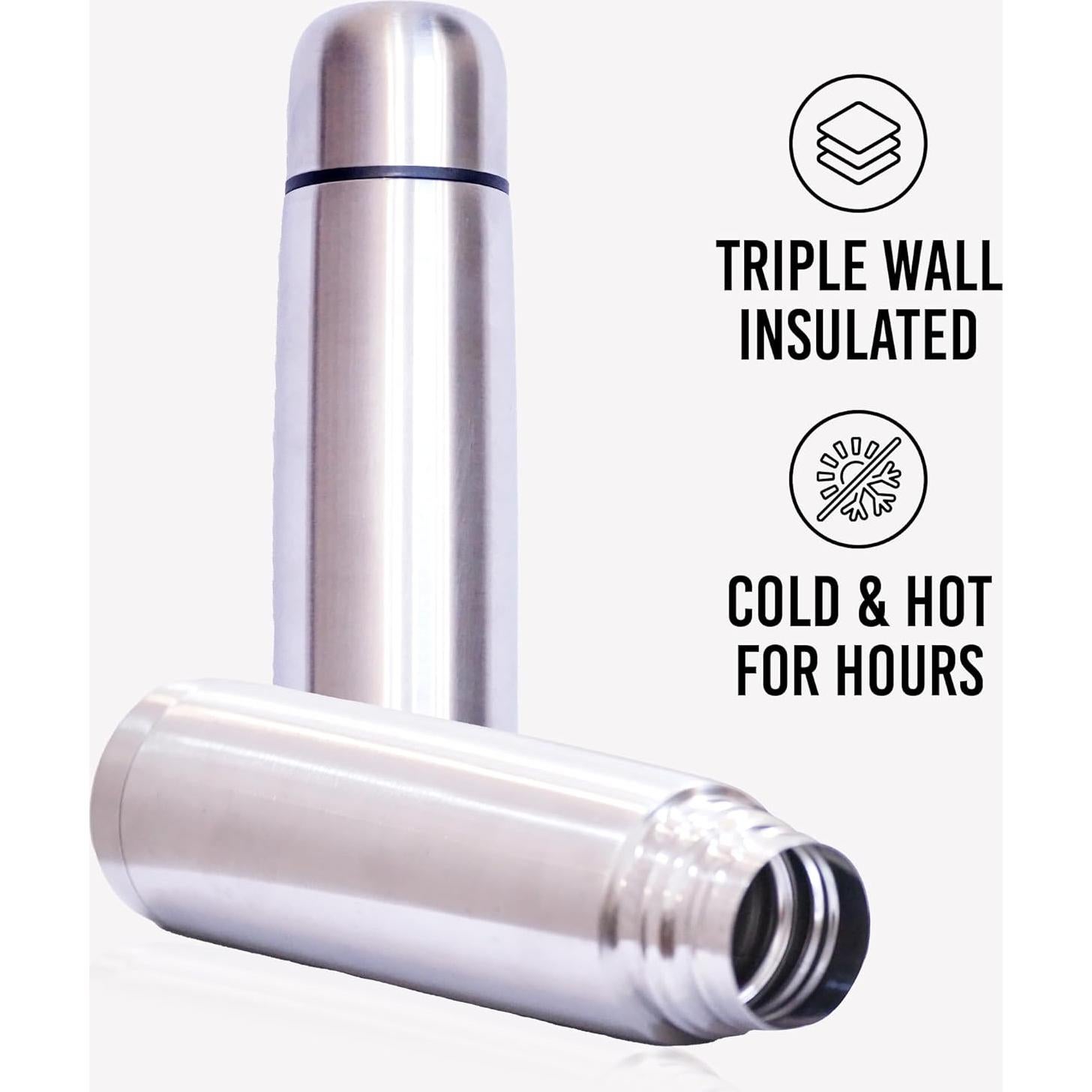 Termo de Café Fijoo Acero Inoxidable 1000ml Aislante Triple Pared