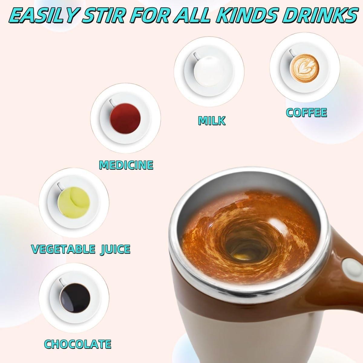 Taza Mezcladora Automática TENDERU LJG-001 Acero Inoxidable 380ml