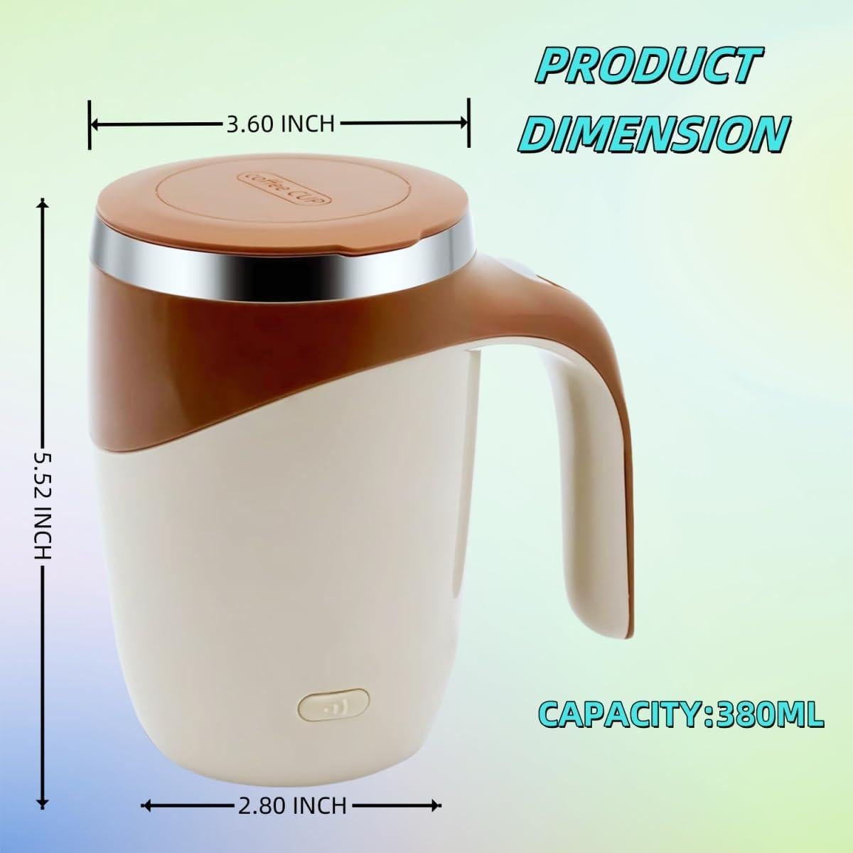 Taza Mezcladora Automática TENDERU LJG-001 Acero Inoxidable 380ml