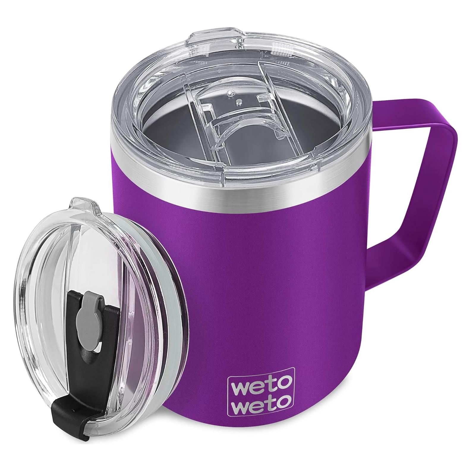Taza de Café Aislada WETOWETO 396.9 ml Color Púrpura