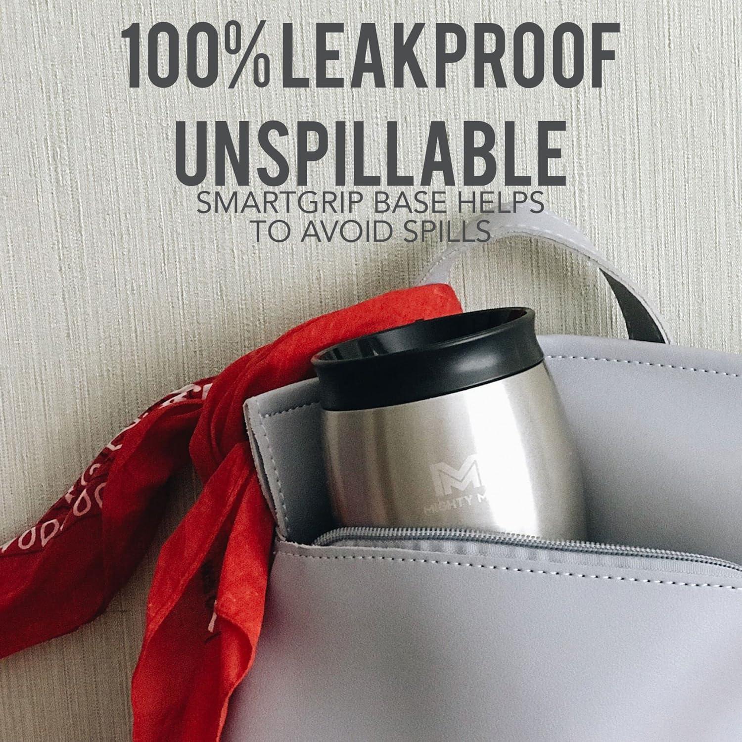 Mighty Mug Taza Involteable 16oz Oro Rosa Aislada