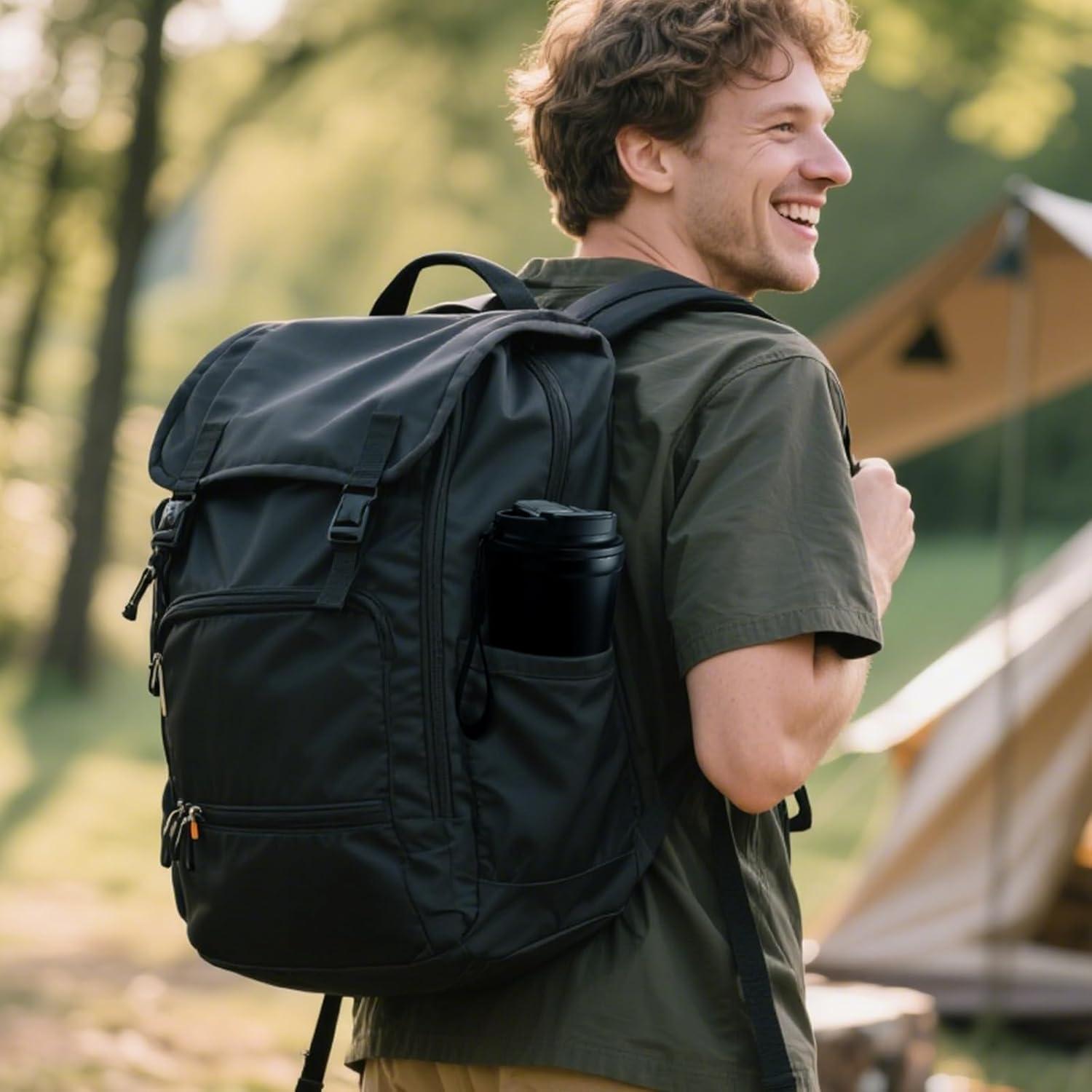 Taza de Café de Viaje Aislada Ratrabas 0.38L Negra