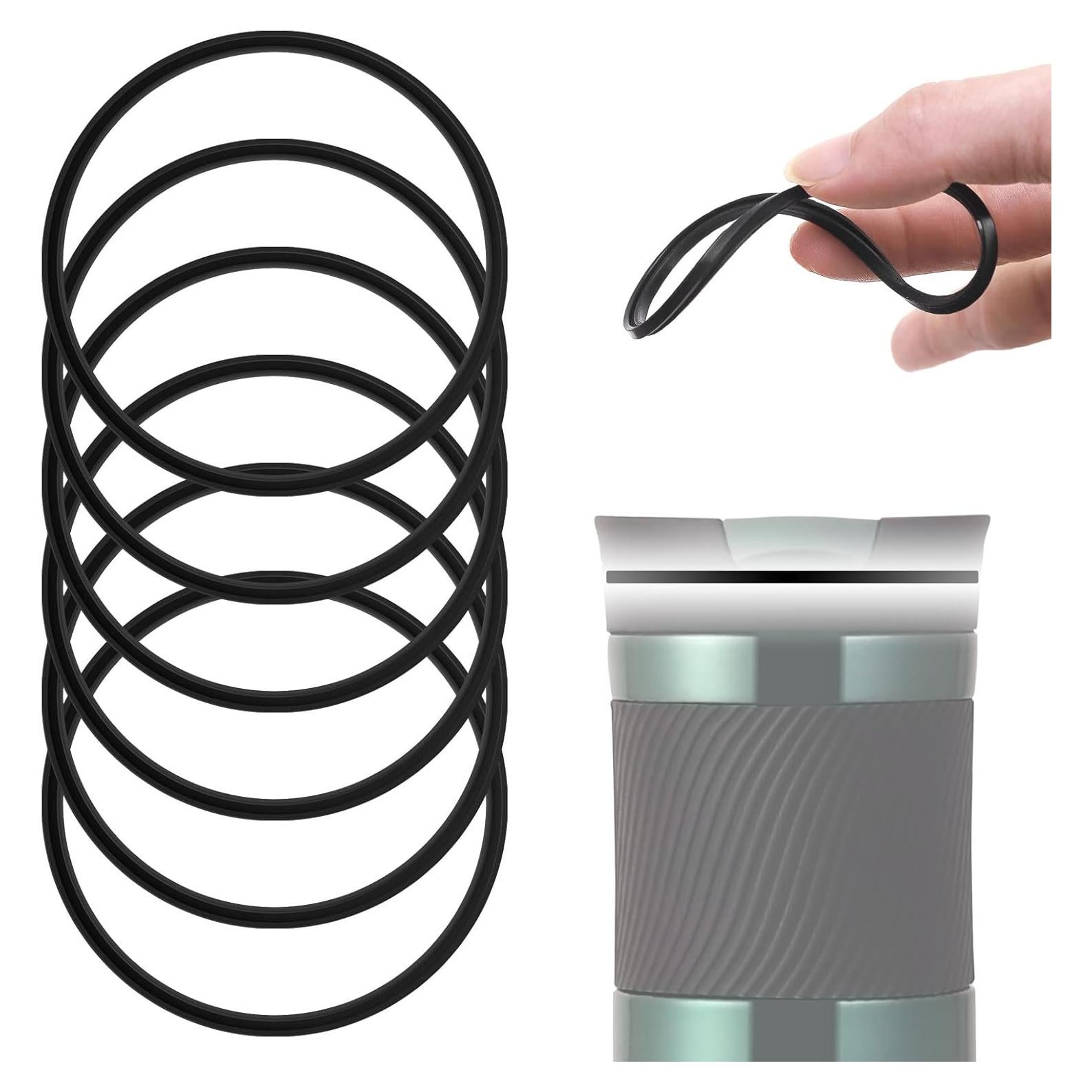 6 Juntas de Reemplazo Silicona Contigo Snapseal 16oz y 20oz