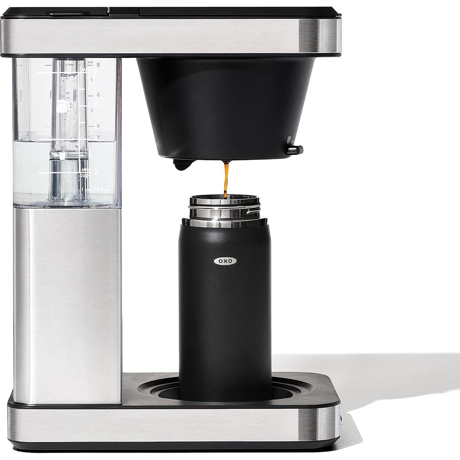 Taza Térmica OXO 473ml Acero Inoxidable Onyx con Tapa