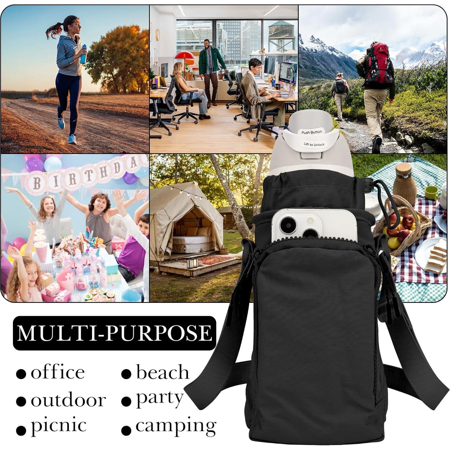 Portabotellas de Agua Linkidea CPS-137-00 con Correa Ajustable