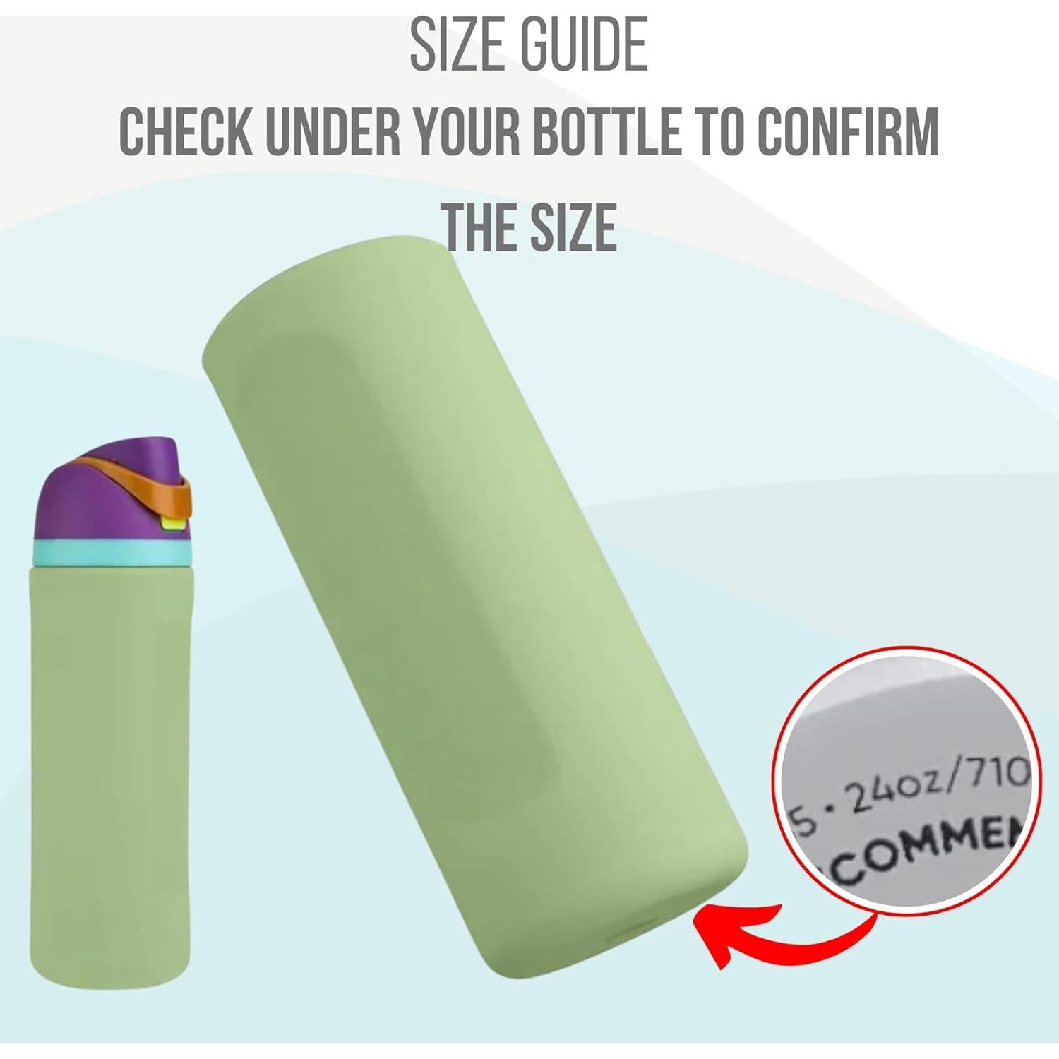 Mango de transporte para botella Owala FreeSip 24oz - Hecho en EE. UU.