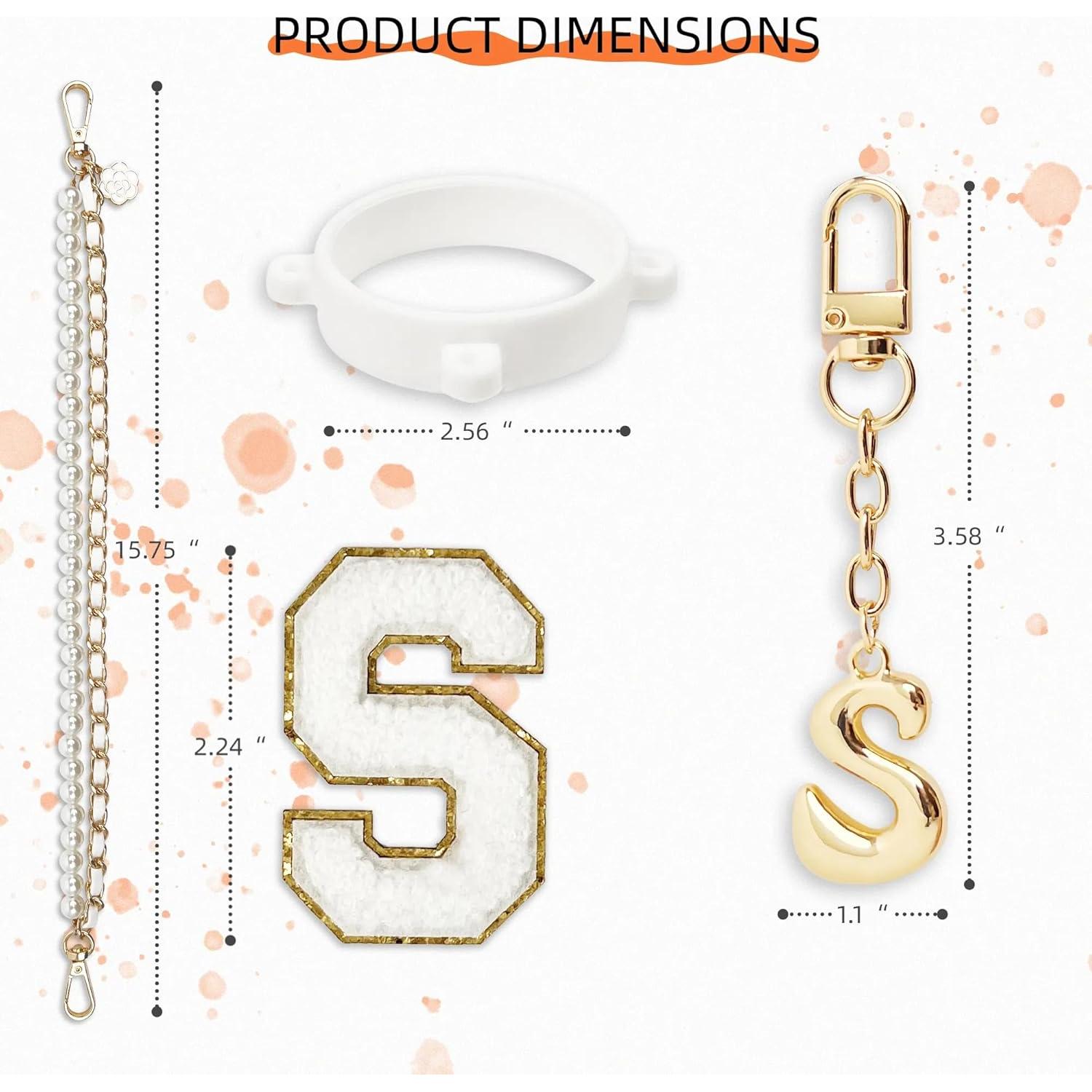 Juego de Correa y Encanto Owala - Letra Bonita, 24-40 oz