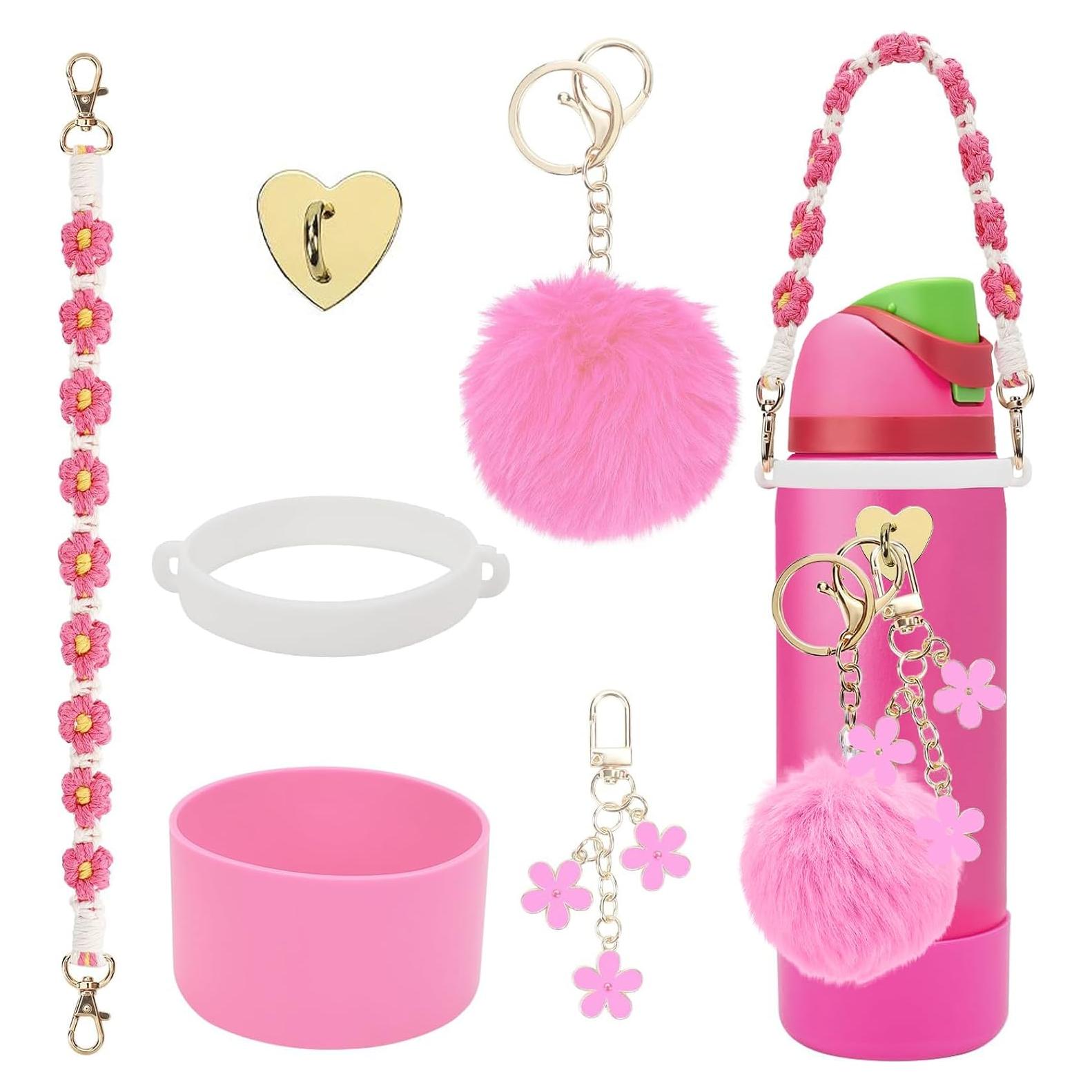 Juego de Accesorios Owala 6 Piezas para Botella 0.68L Rosa