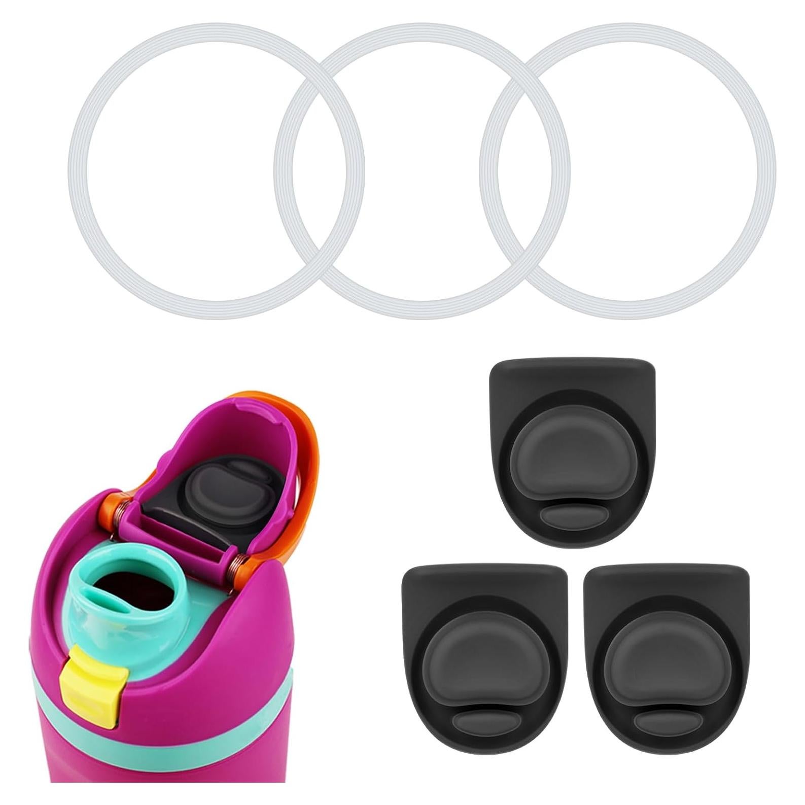 3 Tapones de Reemplazo Owala Freesip 19-40oz Silicona Antifugas