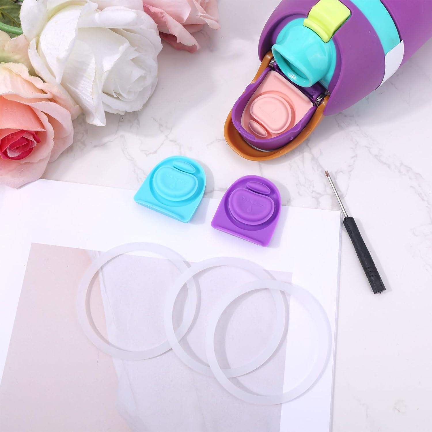 3 Tapones de Silicona y Anillos de Sello BOXOB para Owala