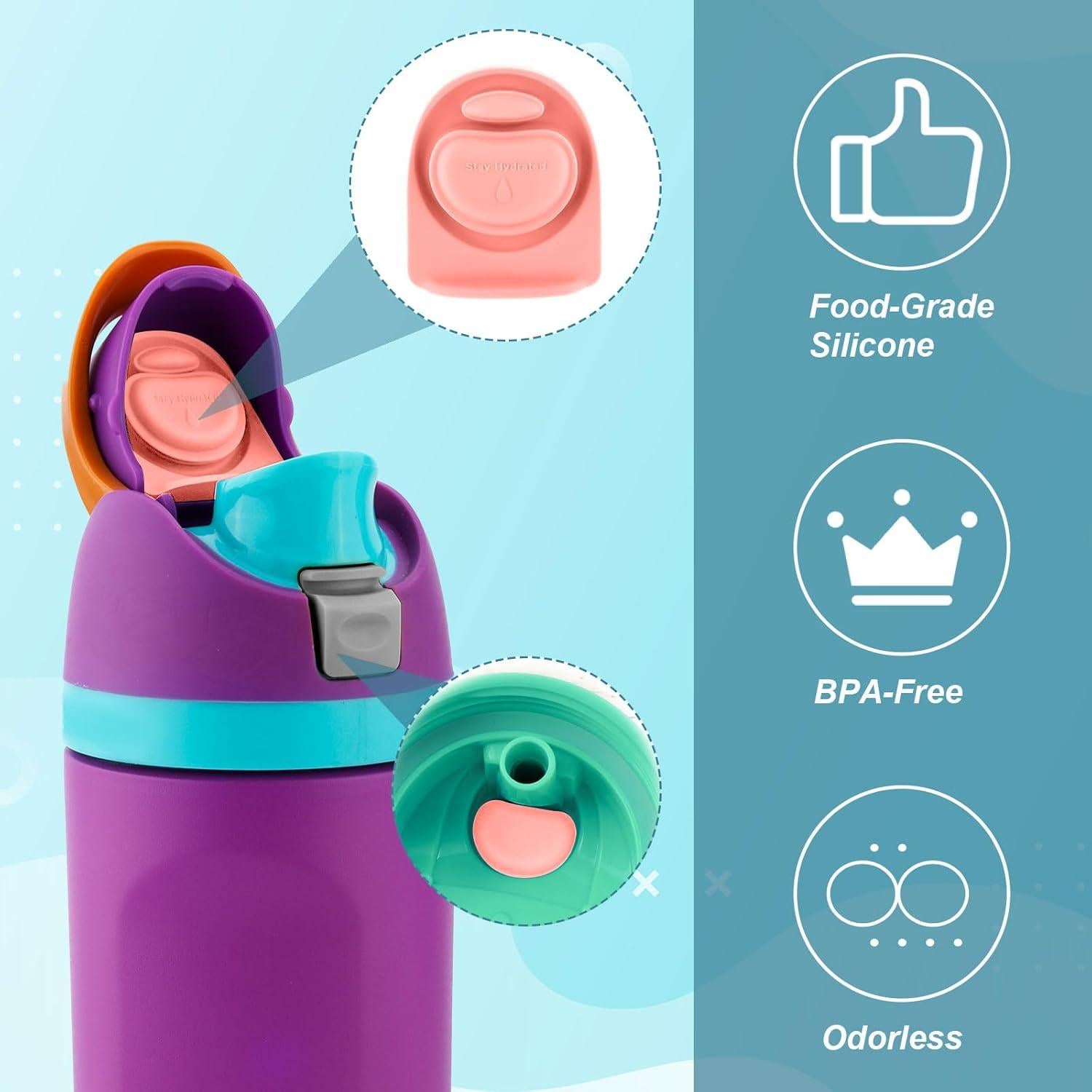 3 Tapones de Silicona y Anillos de Sello BOXOB para Owala