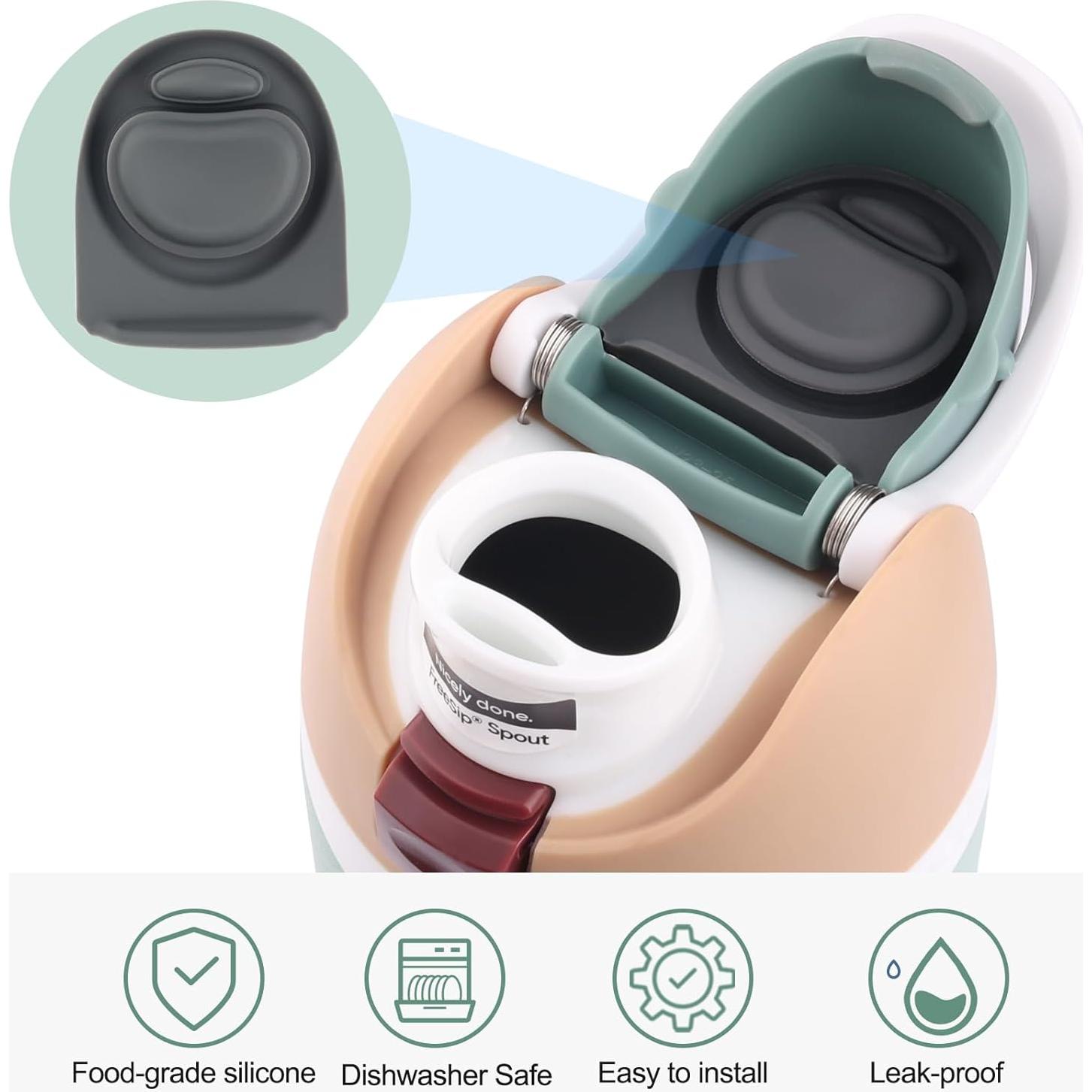 6 Tapones de Silicona Joshey para Botellas Owala Freesip 24 Oz