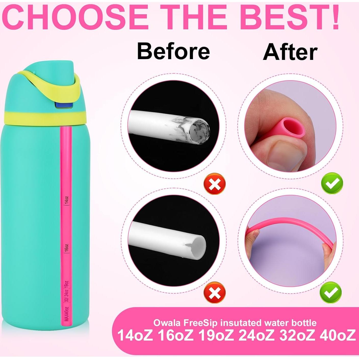 6 Popotes Reemplazo PEUTIER para Owala FreeSip 24oz 32oz