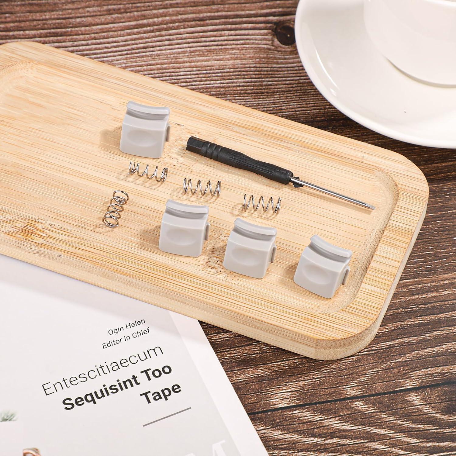 4 Piezas Botones Reemplazo Owala FreeSip 19-40oz Gris