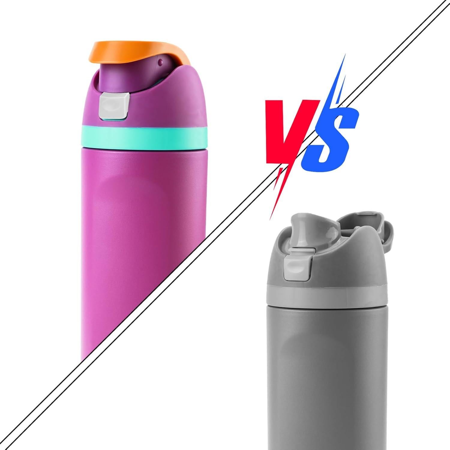 4 Piezas Botones Reemplazo Owala FreeSip 19-40oz Gris