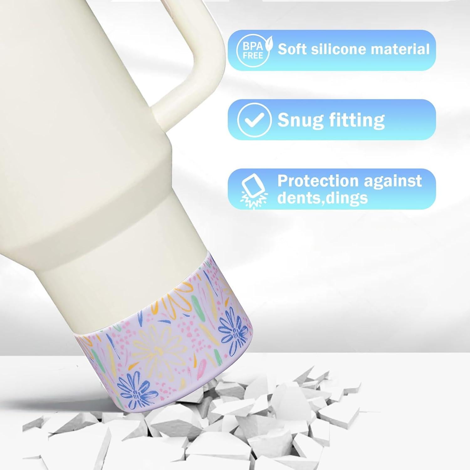 Protector de Fondo de Silicona WK IEASON para Vasos Stanley 2 Pcs