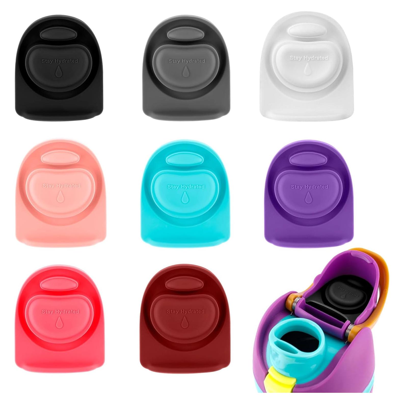 8 Tapones de Silicona para Botellas Owala FreeSip 24oz 32oz