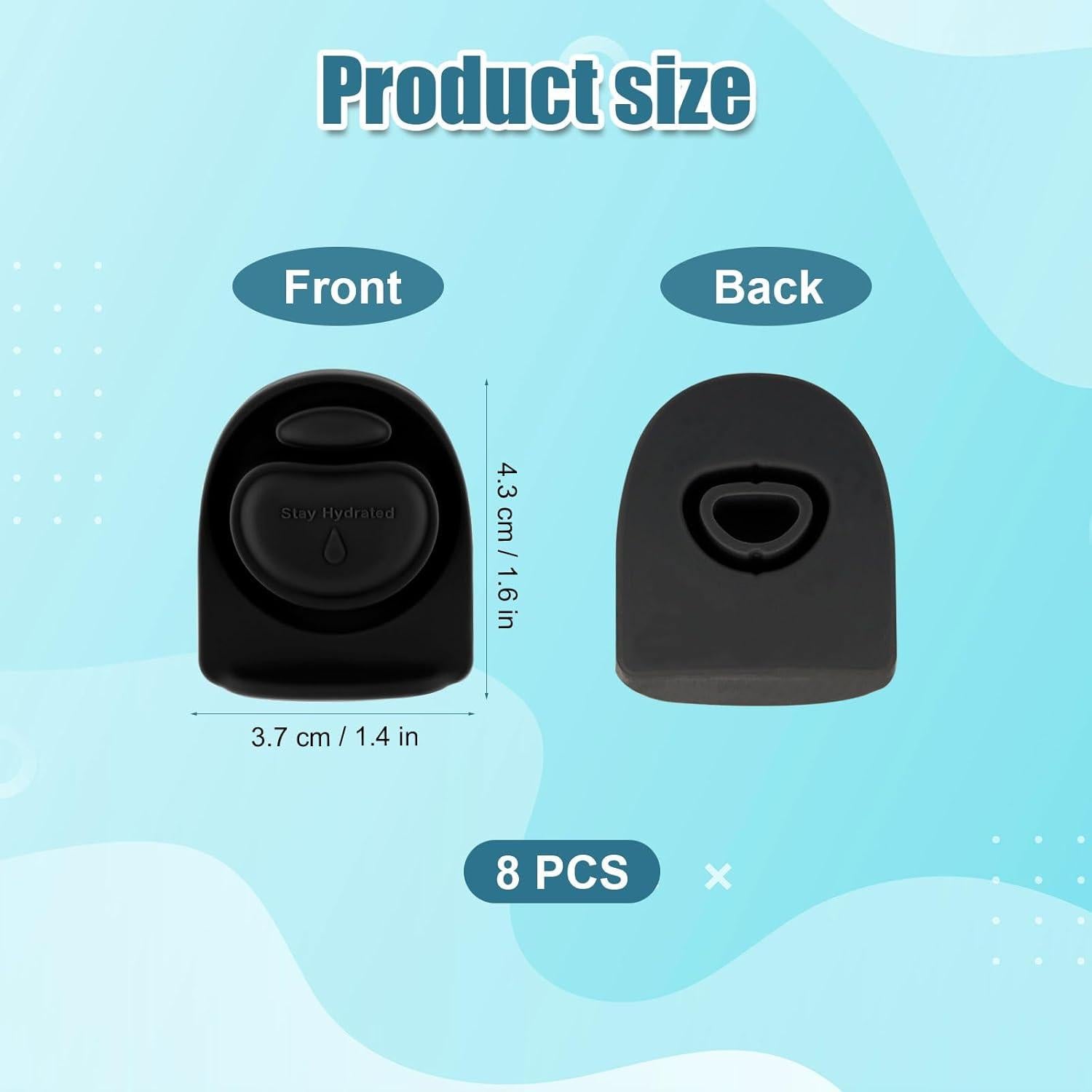 8 Tapones de Silicona para Botellas Owala FreeSip 24oz 32oz