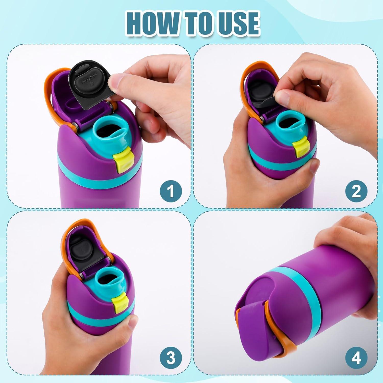 8 Tapones de Silicona para Botellas Owala FreeSip 24oz 32oz