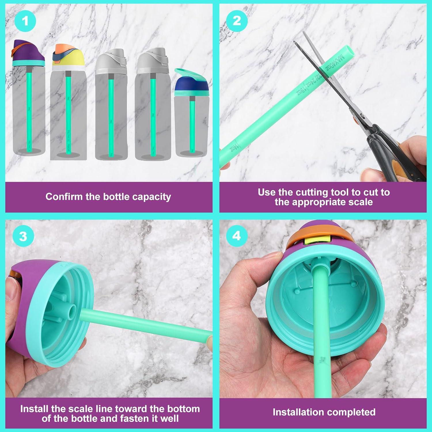 6 Popotes Reemplazo PEUTIER para Owala FreeSip 14-40 oz