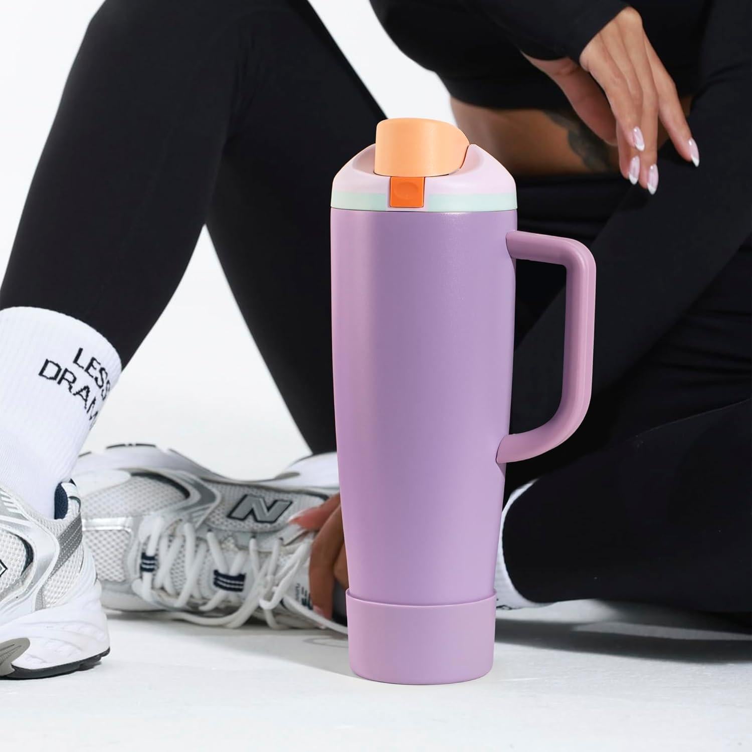 Funda de Silicona Antideslizante Diumepo para Botellas Owala 30oz 40oz