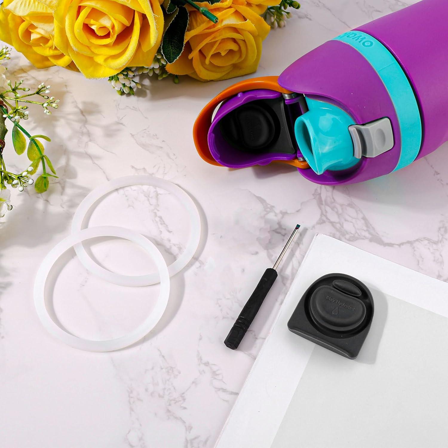 2 Tapones y 2 Anillos de Sello Gosknor para Botellas Owala