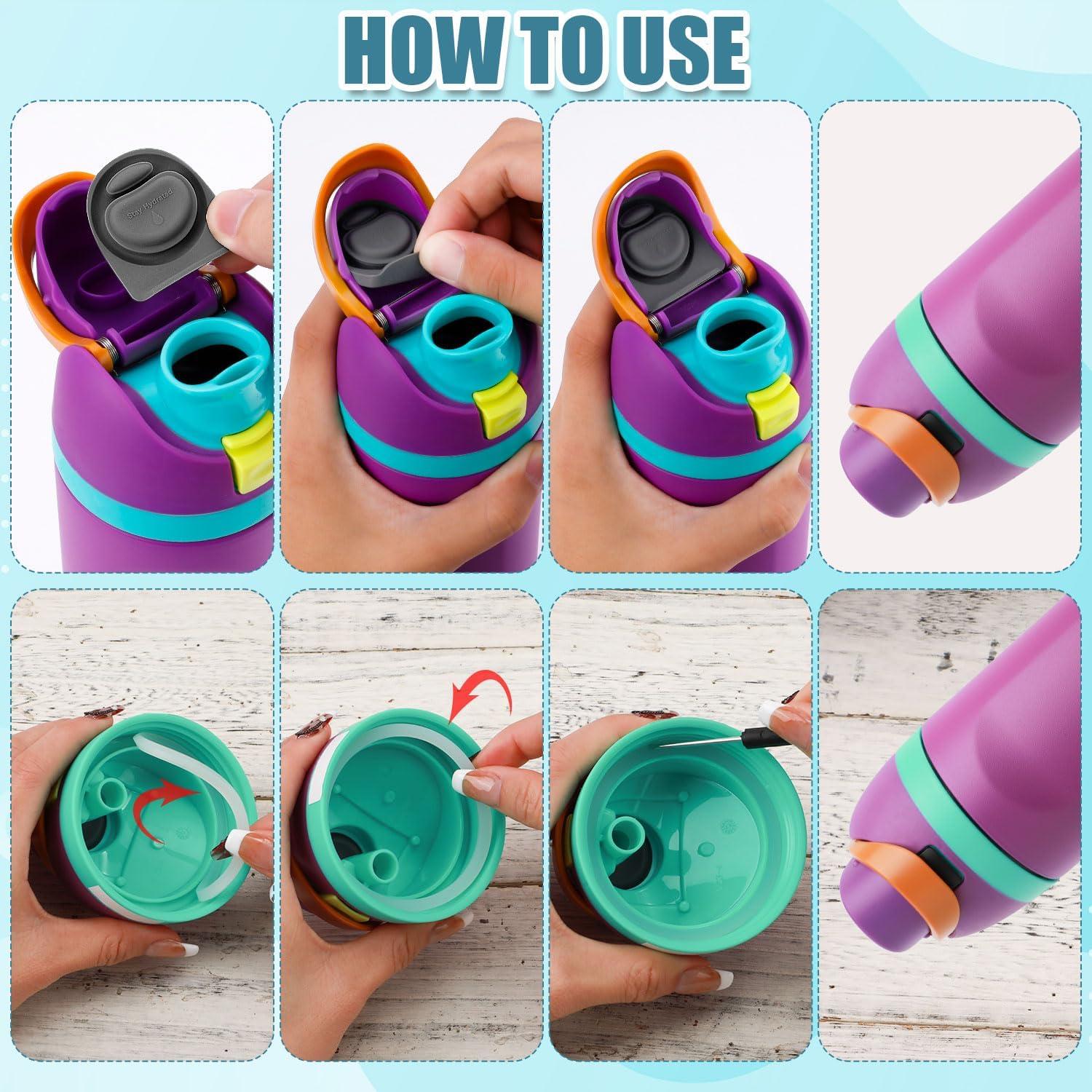 2 Tapones y 2 Anillos de Sello Gosknor para Botellas Owala