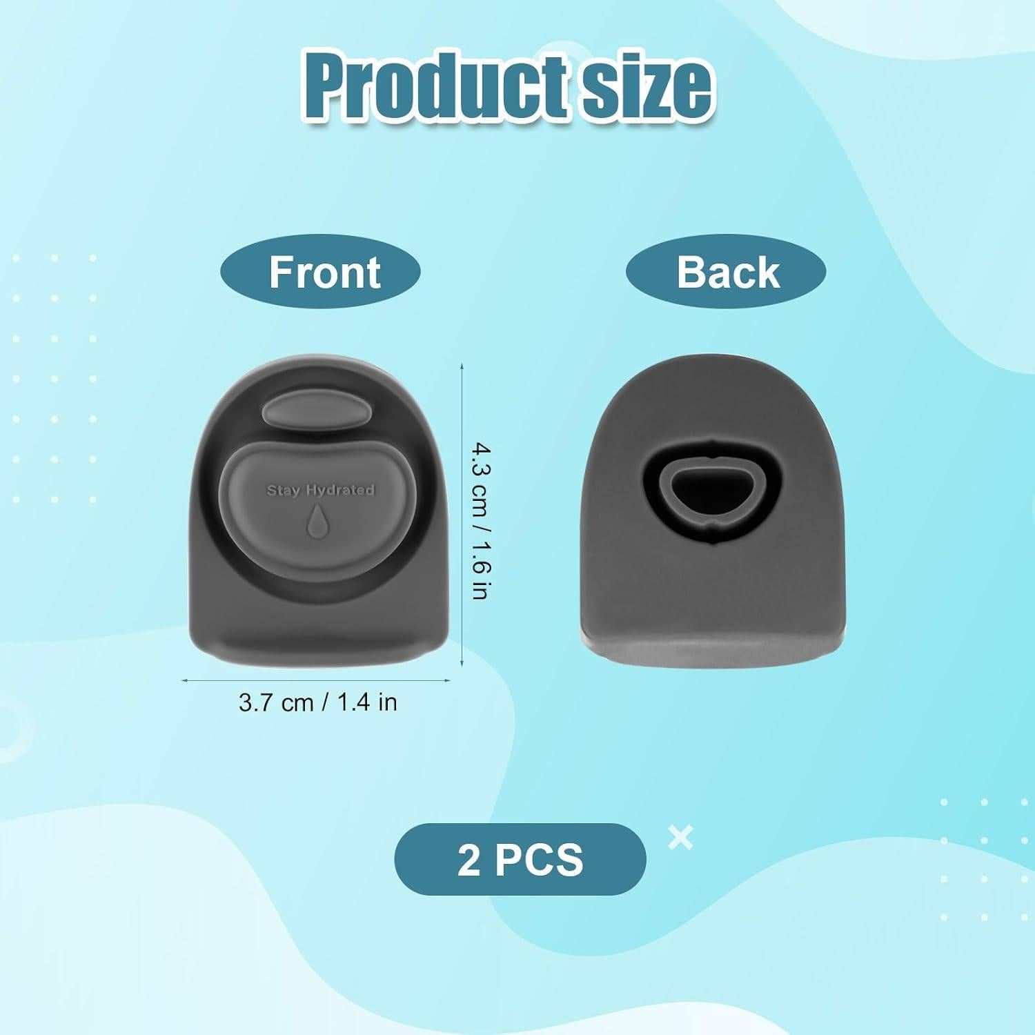 2 Tapones de Silicona para Botellas Owala FreeSip 16-40oz