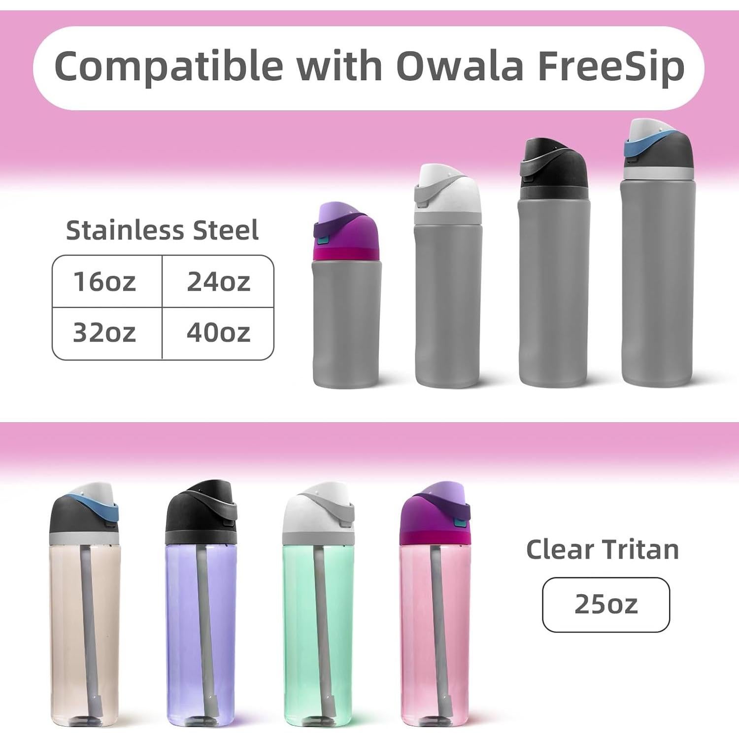 Paquete de 2 tapas de repuesto Owala Freesip 0.47L a 1.18L