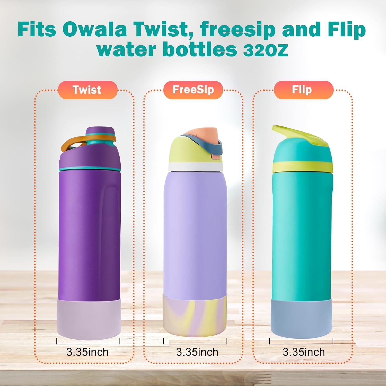 WK IEASON Botín de Silicona 2Pcs para Botella Owala 32oz