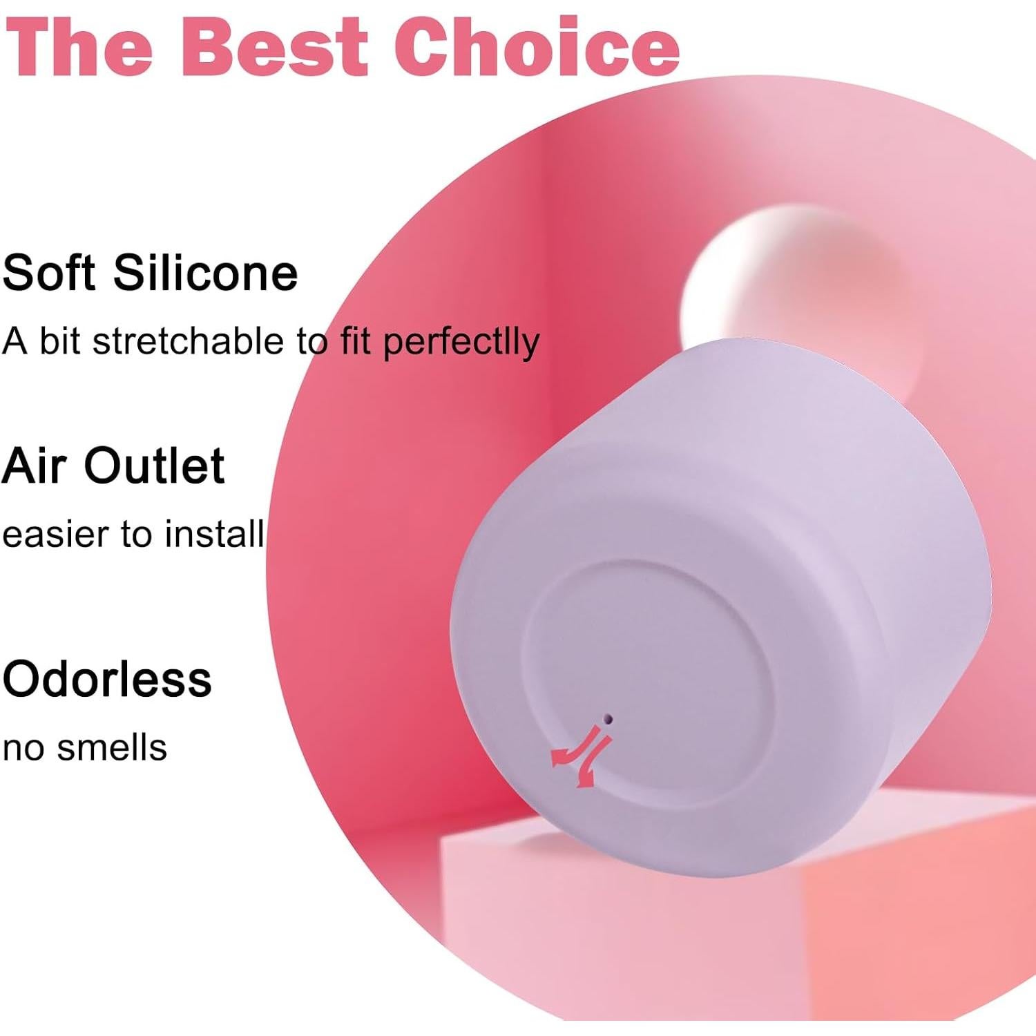 WK IEASON Botín de Silicona 2Pcs para Botella Owala 32oz