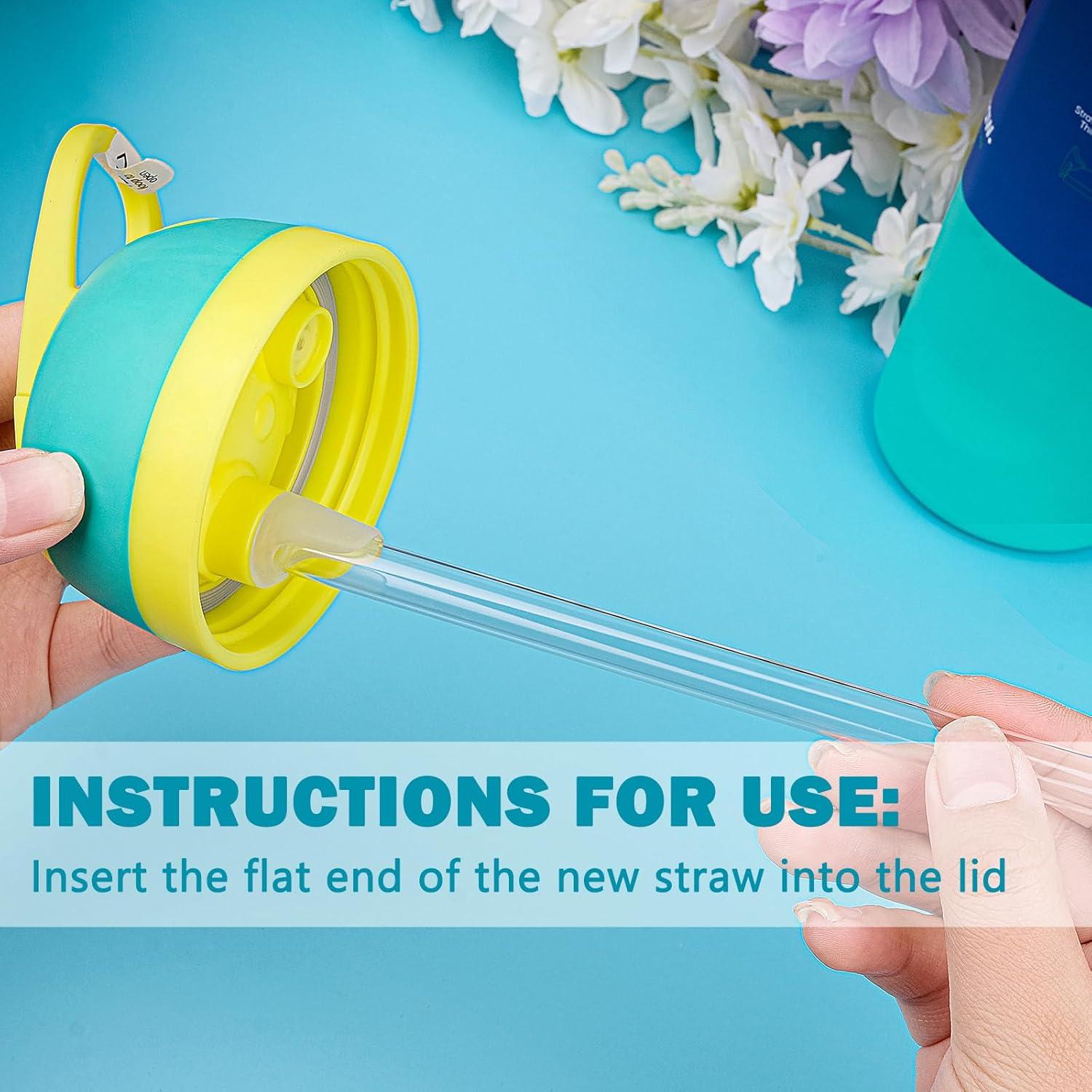 Pajitas Reutilizables HEYSKAY 6PCS Tritan para Owala 24oz y 32oz