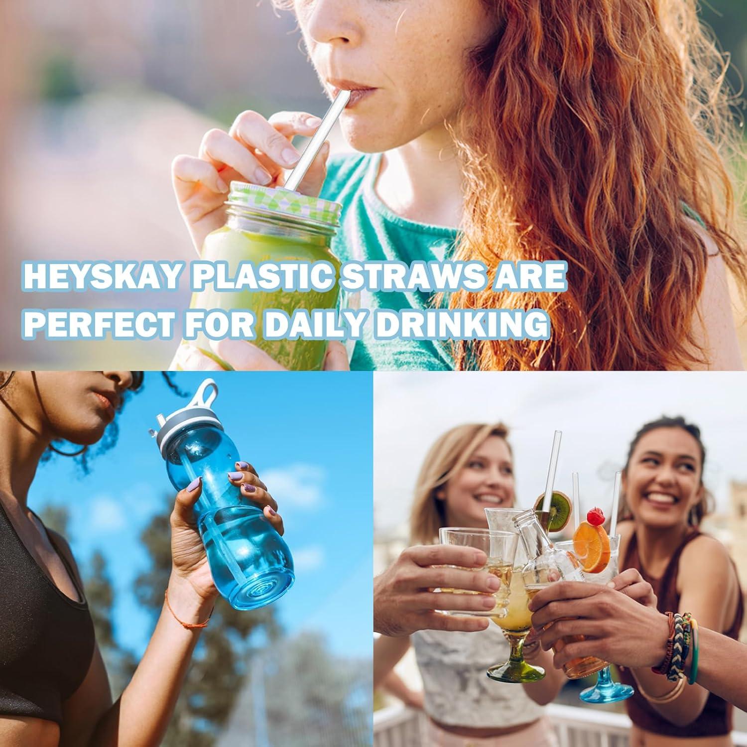 Pajitas Reutilizables HEYSKAY 6PCS Tritan para Owala 24oz y 32oz